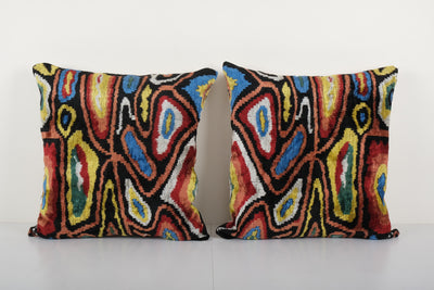 Bazar Silk Ikat Lumbar Pillow